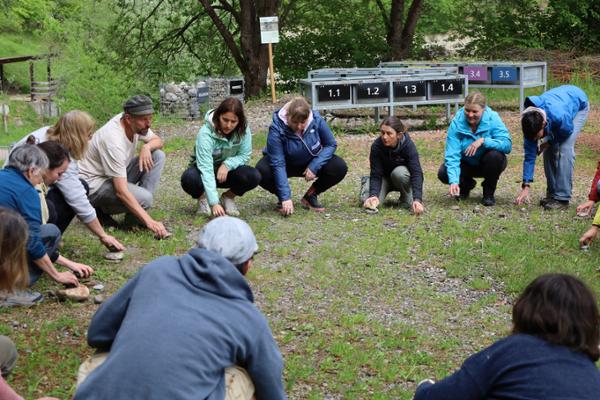 Lernort Kiesgrube Rubigen - Ein Schulzimmer im Freien
