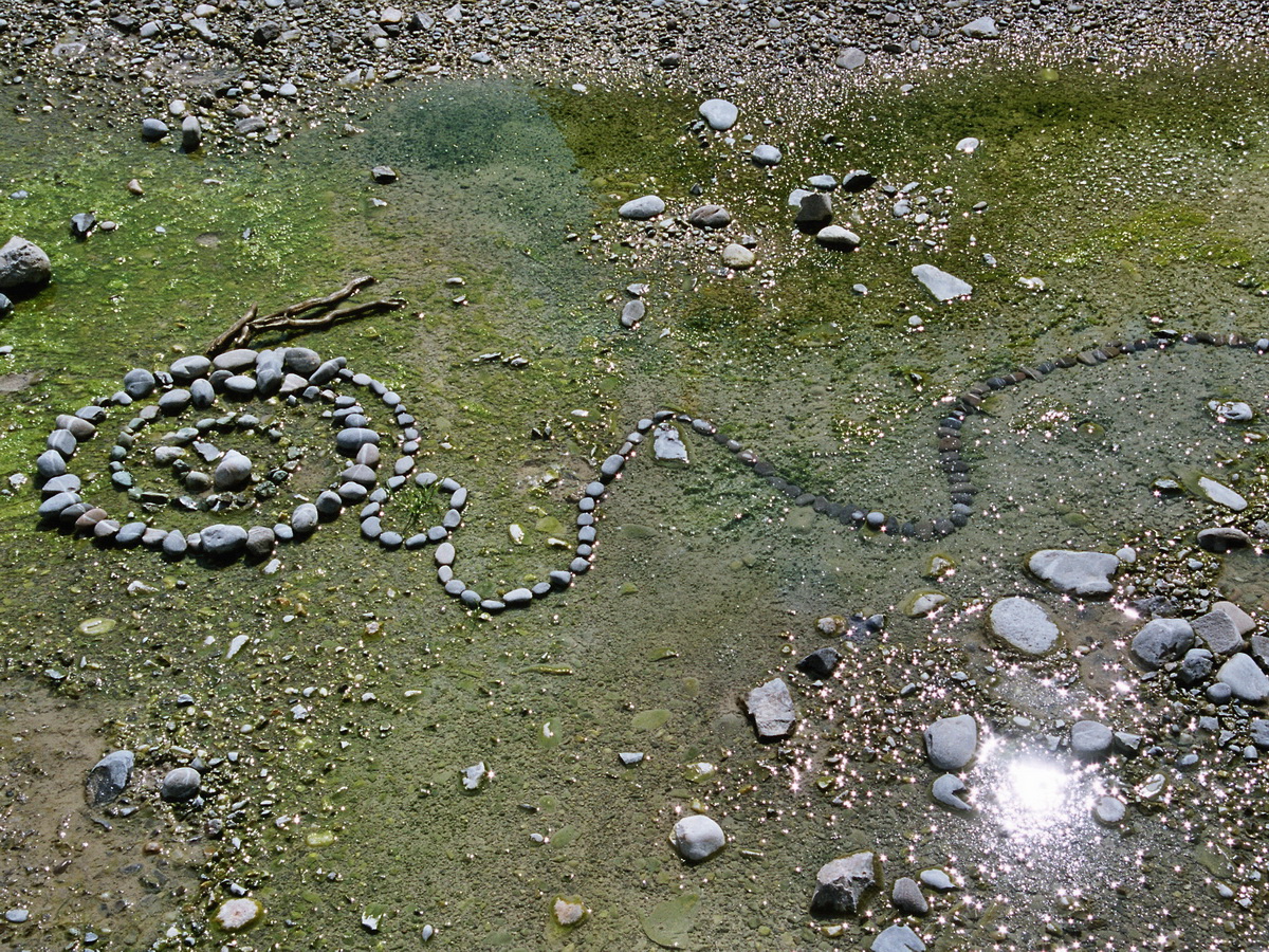 Land Art in der Kiesgrube